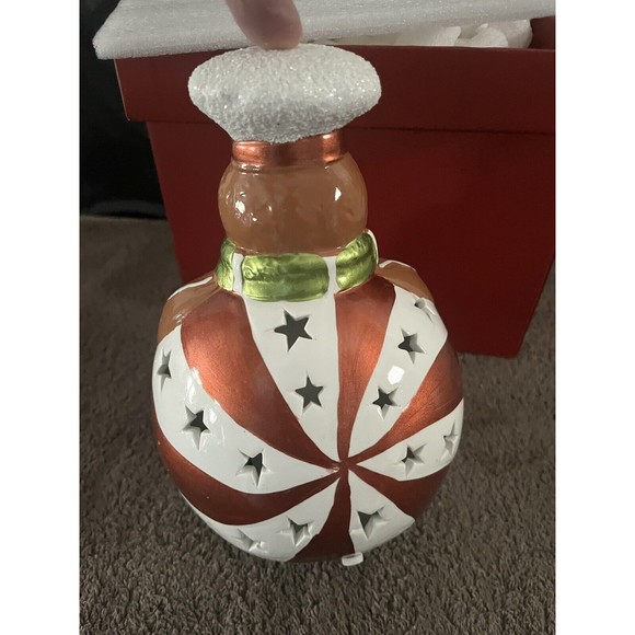 Home Reflections Luminaire Christmas Gingerbread Ornament Flameless Candle W/Box - Picture 2 of 5
